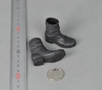 16 scale black short leggings boots shoes model for 12soldier action figure accessories