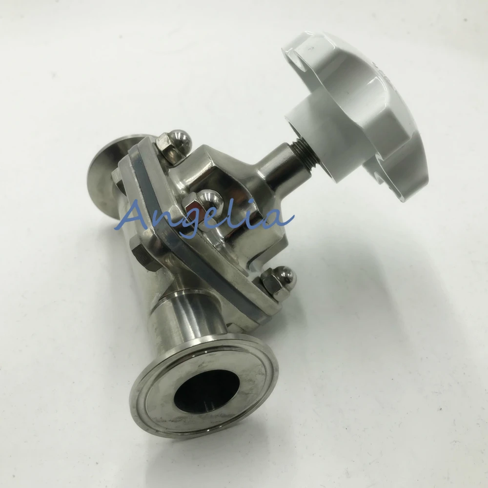 1/2 &quotтруба OD 15 мм санитарная нержавеющая сталь 316L Tri Clamp 50 5 мембранный клапан