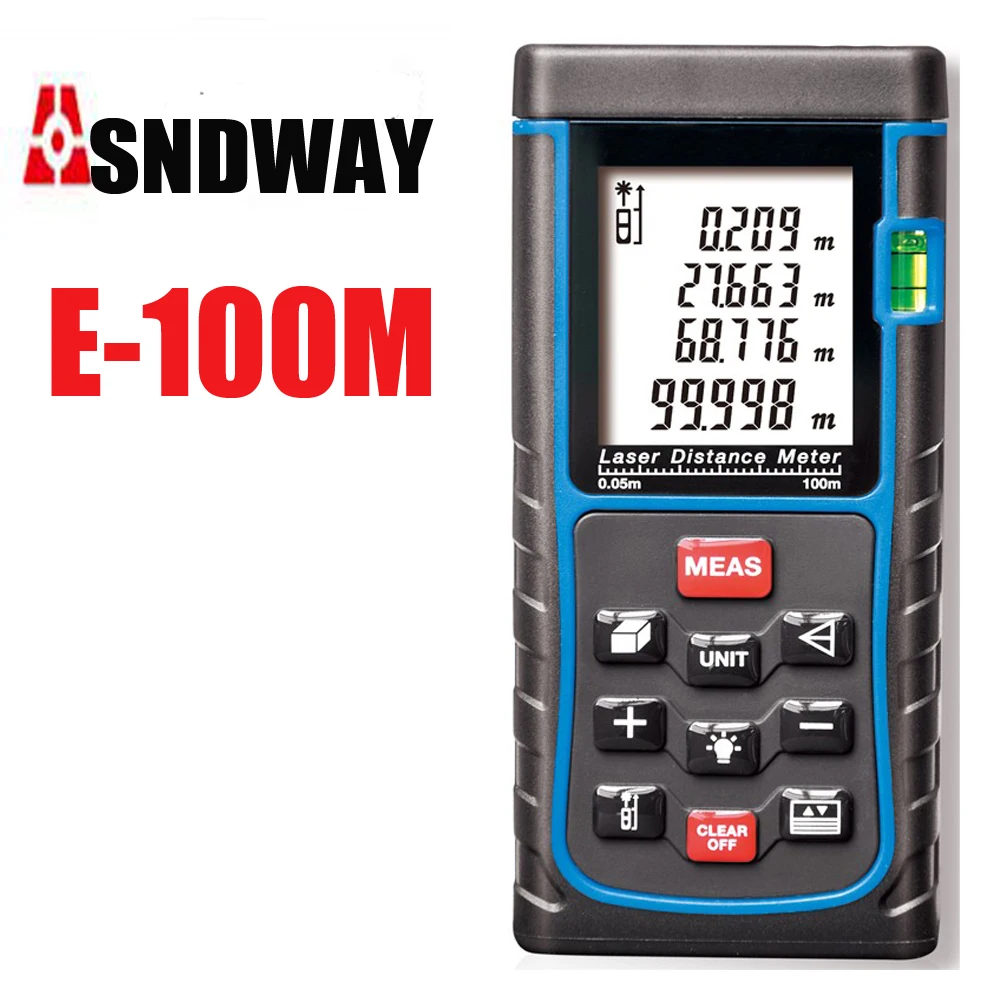 Range finder 80m 100m 120m 150m Digital Distance meter Electronic ruler Big Bubble level Tape measure Area/volume tool | Инструменты
