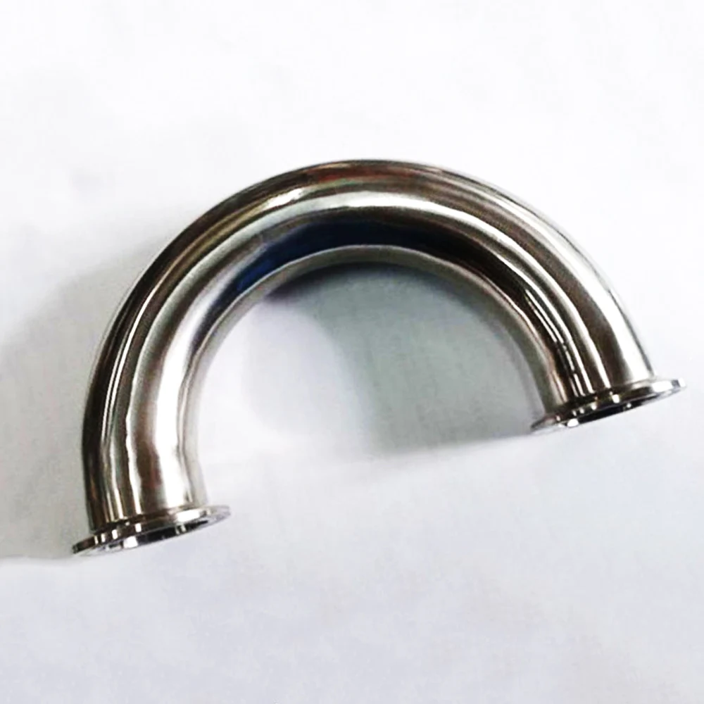 OD76mm Tri Clamp 91 мм нержавеющая сталь санитарно 180 градусов U Тип штуцера трубы