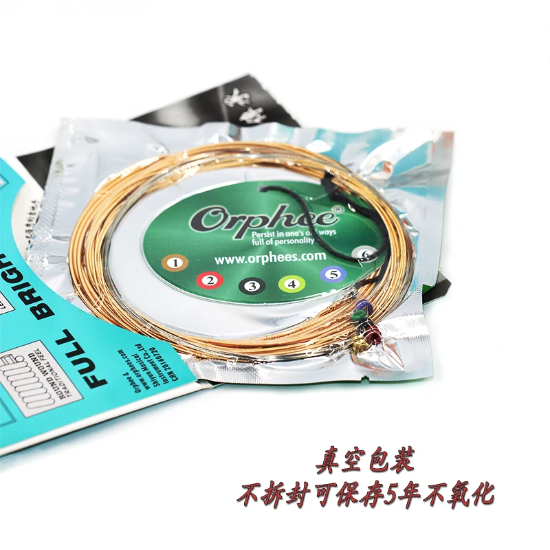 Orphee QA150/160/170 акустические гитарные струны шестигранный стальной сердечник 85/15