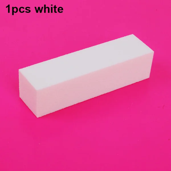 white 10/4/1 шт. придание ногтям формы шлифовальный Блокировка Шлифовальные Файлы Professsional DIY маникюр с полировкой ногтей органайзер для приборов дизайна ногтей аксессуар - Цвет: white