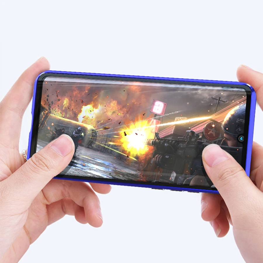 P30Pro Передняя Задняя изогнутая 360 стеклянная Магнитная Адсорбция металлический