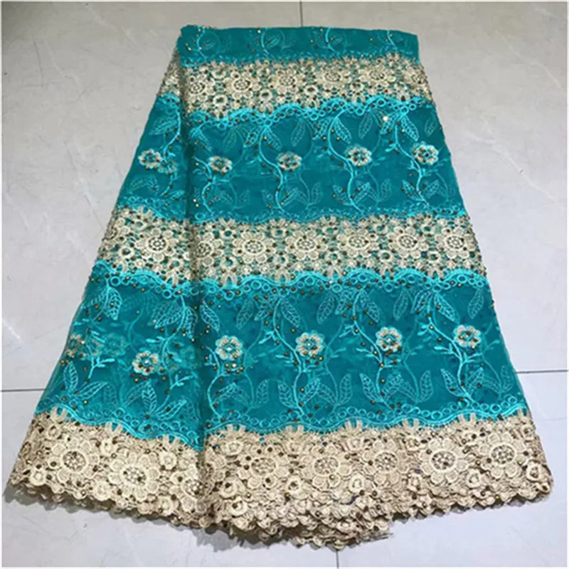 2019 последние французские нигерийские кружевные ткани высокого качества Вышитые