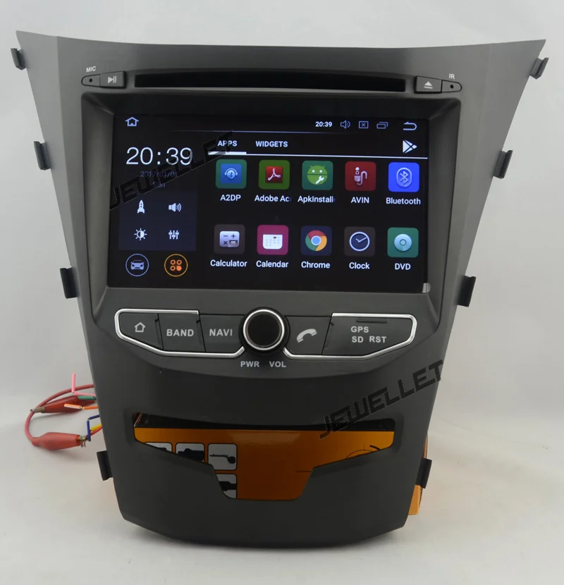 Octa core IPS экран Android 10 автомобильный DVD GPS Радио Навигация Для Ssangyong Korando новый Actyon 2014