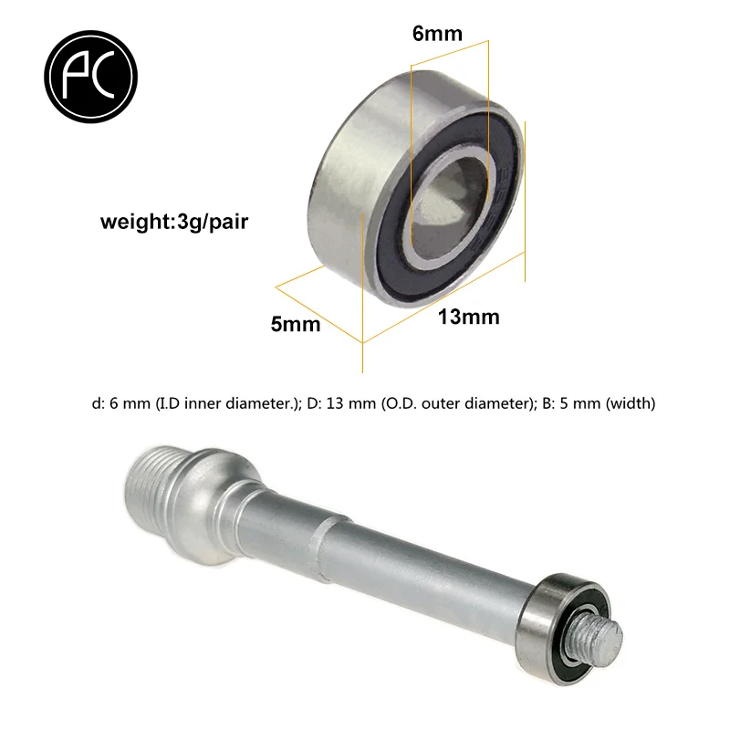 2 шт. подшипники для педали велосипеда из нержавеющей стали|Педаль велосипеда| |