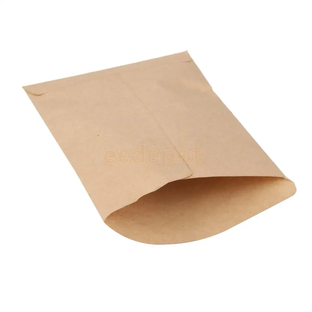 100pcs Vintage Kraft Paper Adhesive Bags Seed Corn Farm Bag Sack | Дом и сад