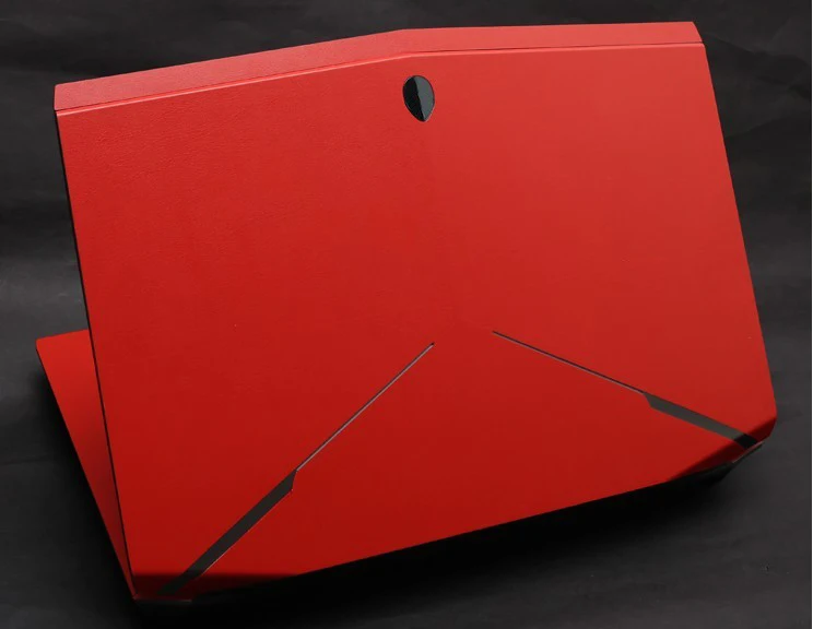 KH ноутбук из углеродного волокна кожа Наклейка Обложка протектор для Alienware 17 R3 R2 ANW17 AW17R2 AW17R3 17,3 дюймов выпуска - Цвет: Red Leather