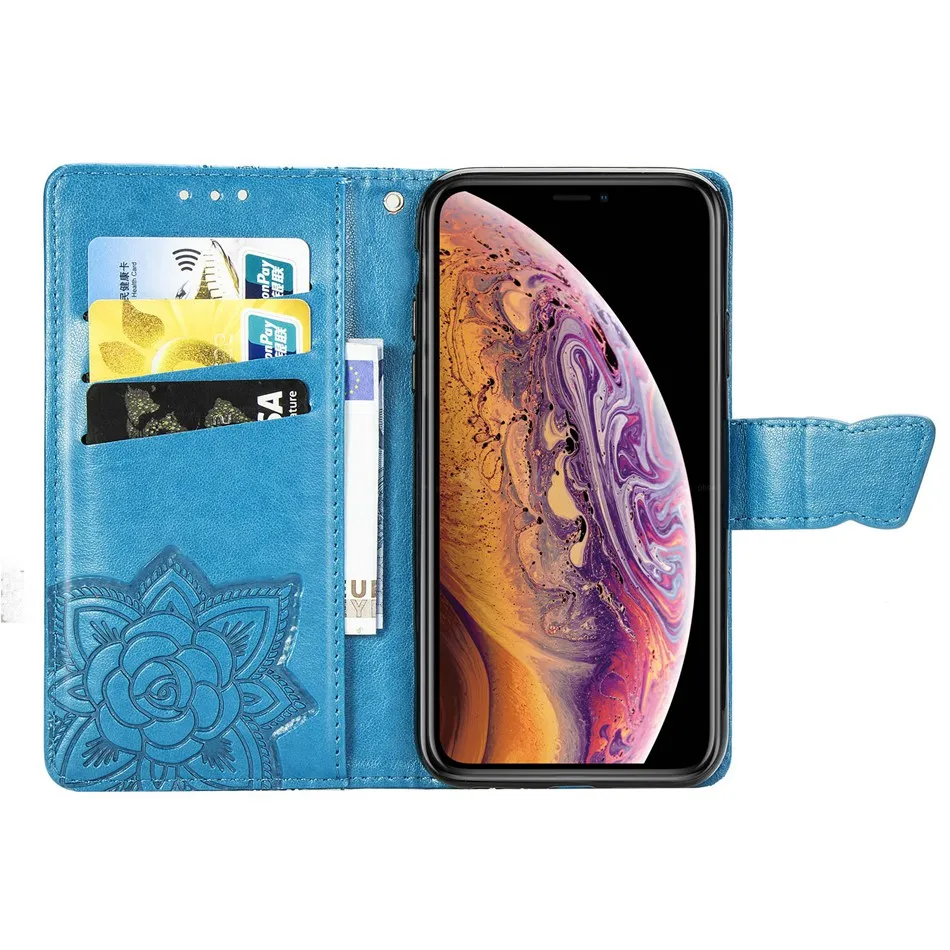 Кожаный чехол-книжка для iPhone 11 Pro XS MAX XR X 8 7 6 6S Plus чехол-накладка чехол для телефона s для iPhone 8 Plus 11 Pro Max
