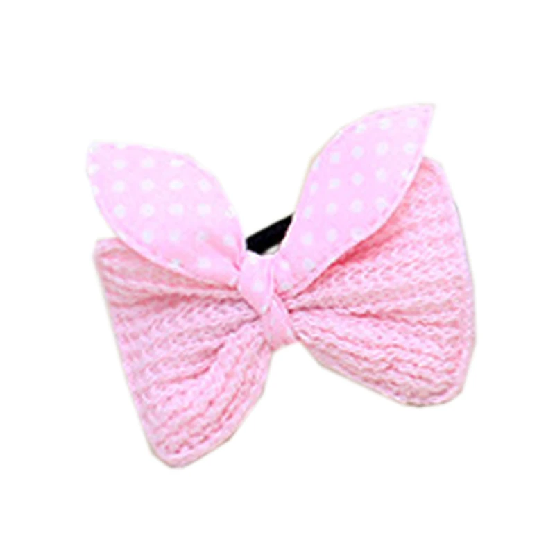 Hair Rope Pink Распродажа, 1 шт., бантик в виде кроличьих ушек, Детские веревки для волос, эластичная резинка для волос, аксессуары для девочек, детские головные уборы, детские заколки для волос - Цвет: Hair Rope Pink