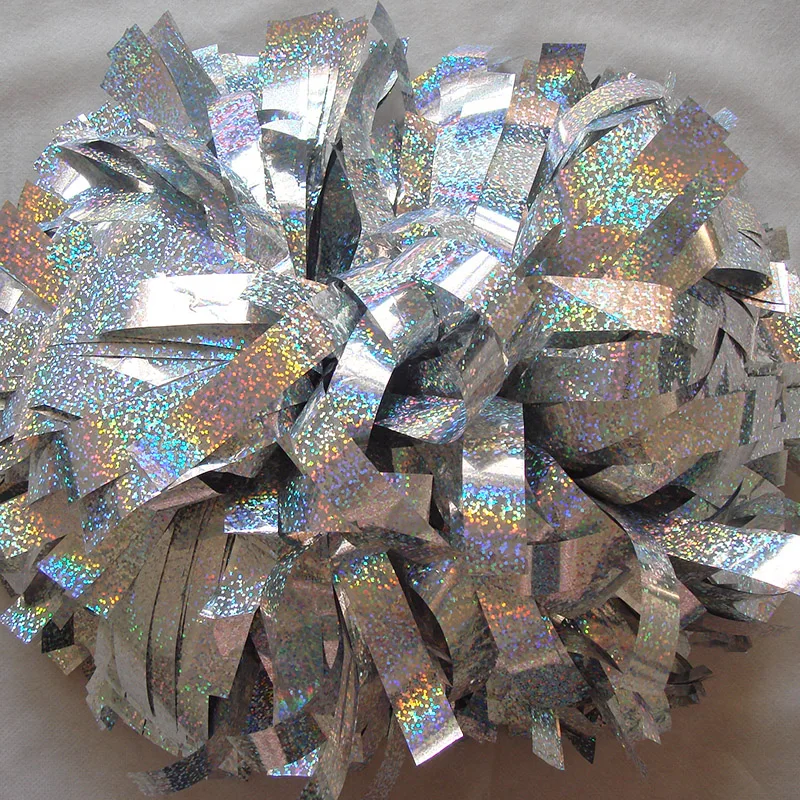 Не выцветает 1 шт. помпон для чирлидинга ПЗУ 6 дюймов ручка летучая мышь цвет