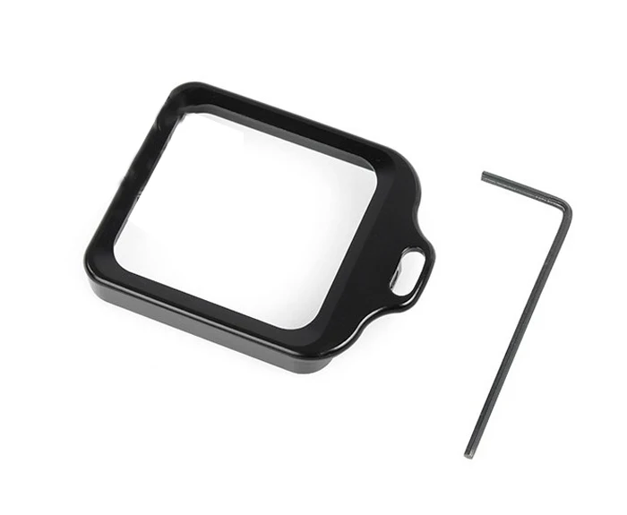 F06489 новый CNC Алюминиевый Ремешок Кольцо Лен крепление набор черный для Gopro HD Hero 3 +