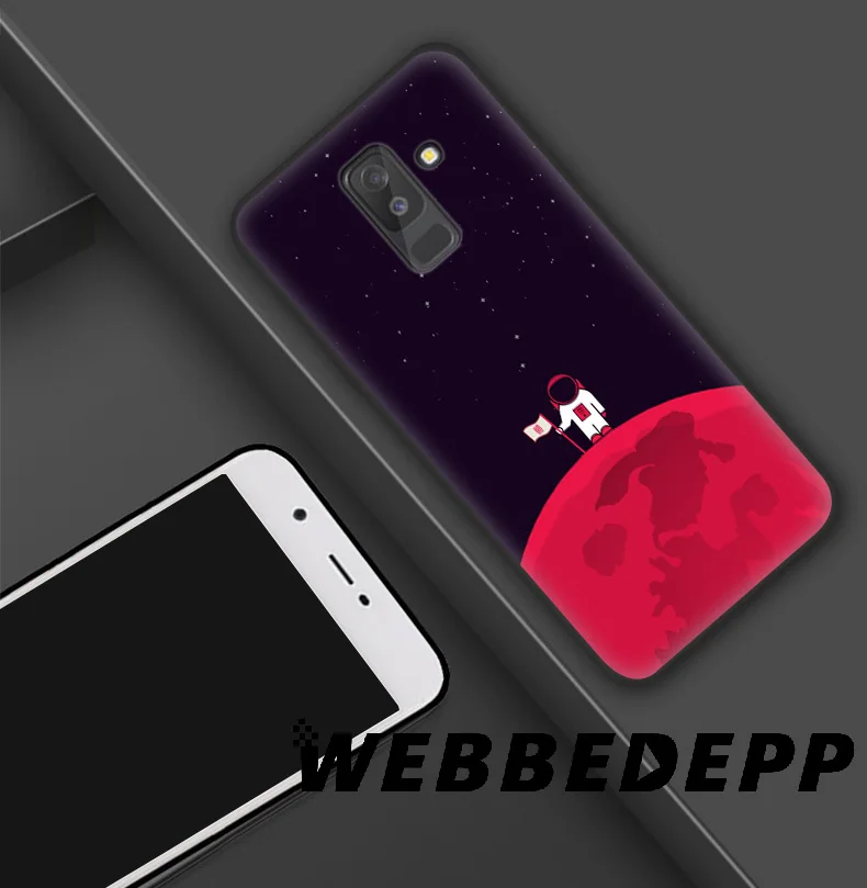 WEBBEDEPP Space милый мягкий силиконовый чехол для Samsung Galaxy A9 A8 A7 A6 Plus 2018 A5 A3 2017 2016 Note 9 8 |