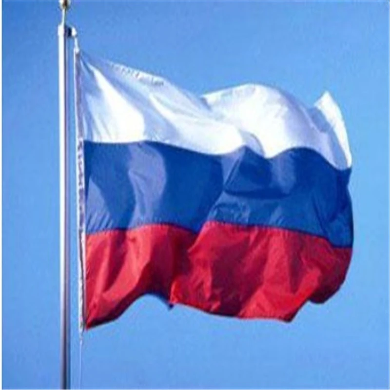 Национальный российский флаг 90*150 см висит гербовых цветов оформление дома