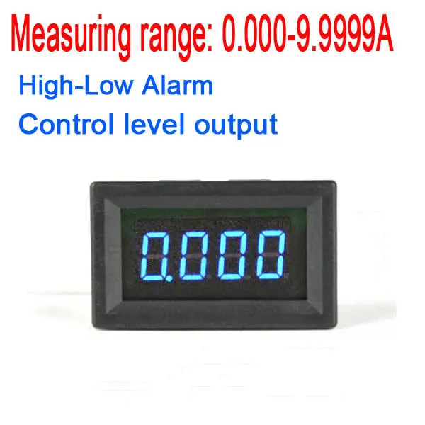 10А DC Амперметр с высоким и низким сигналом Цифровой Ампер метр звуковой сигнал