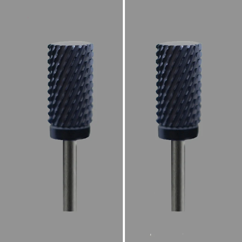 

2pcs Black Ceramic Nail Drill Bit - - Large Barrel Bit XC