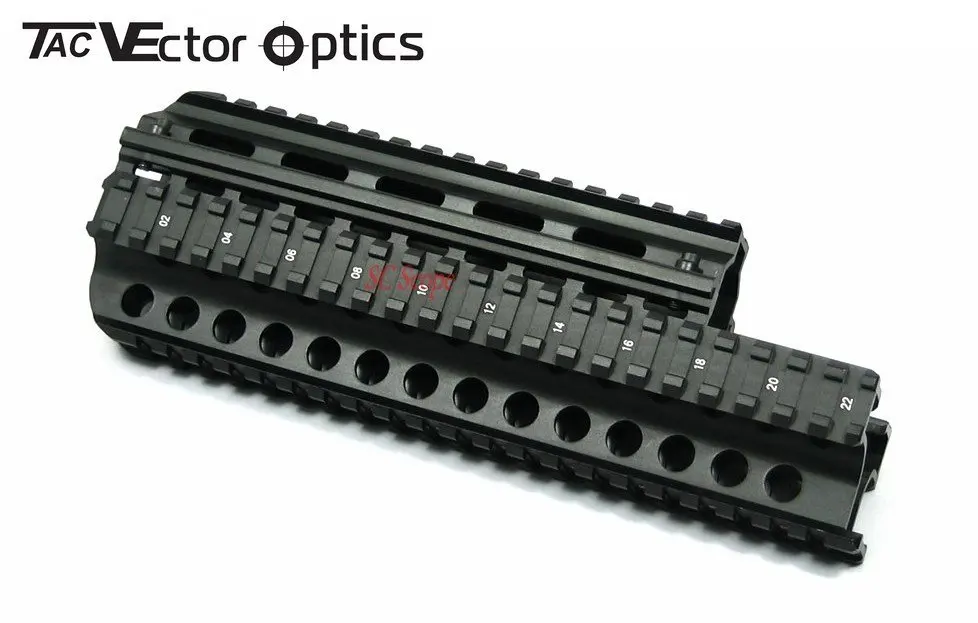 Бесплатная доставка VO SAIGA 7 62X39 Тактический Picatinny Handguard Quad Rail System короткое
