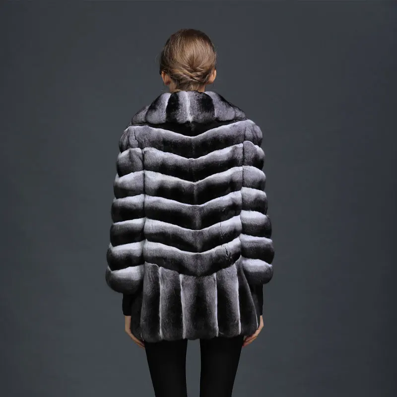 Женское пальто с натуральным мехом Meifng утолщенное пальто-парка Lxury зима 2019 |