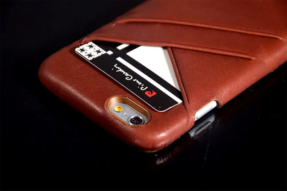 PIERRE CARDIN для iPhone 7/7 Plus 6/6s 4," 6/6s Plus 5,5" Новое поступление брендовый чехол-накладка из натуральной кожи для карточек лучшие товары