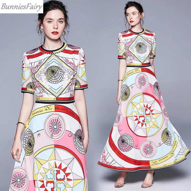 BunniesFairy 2019 летнее богемное женское винтажное Ретро барокко геометрическое