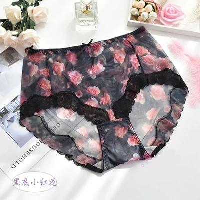 color 4 ropa interior femenina женское нижнее бельё размера плюс 5XL сексуальное нижнее белье прозрачные сетчатые кружевные женские трусики с леопардовым принтом - Цвет: color 4