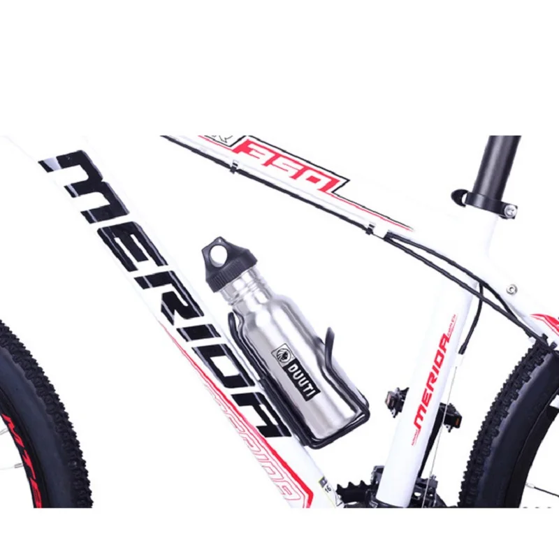 

750ML Stainless Steel Bicycle Water Bottle Portable Hiking Camping Cycling Water Drink Kettle Outdoor Sports Kettle Water Bottle