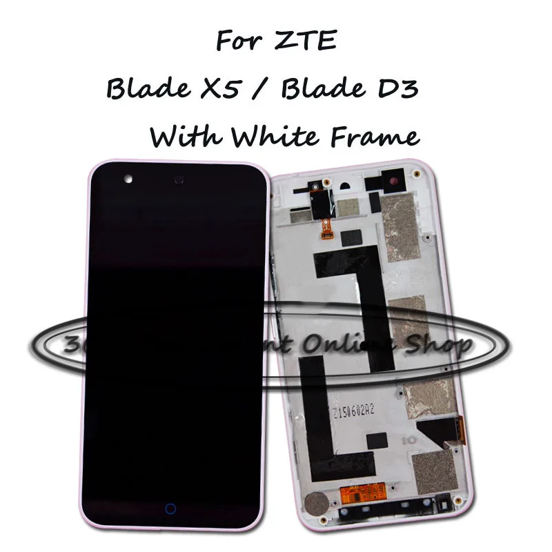 ЖК дисплей + TP белая рамка для ZTE лезвие X5/лезвие D3 Дисплей с кодирующий