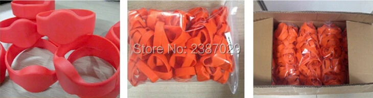 100 шт./лот RFID 125 кГц перезаписываемый T5577 браслет 363 биты ISO 11785 силиконовой резины RFID браслет для бассейн, Клубная