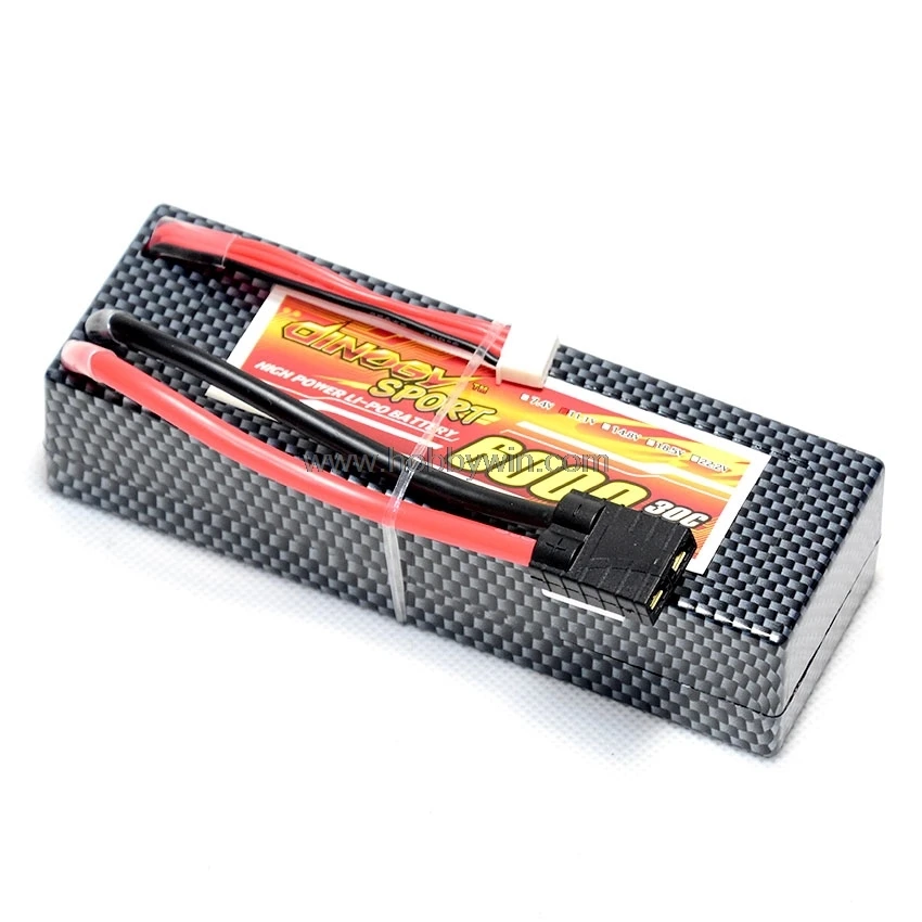 Литий полимерный аккумулятор 11 1 В 3S 6000 мА/ч 30C Hardcase Burst 60C T plug & TRX Lipolymer для 1/10 и 1/8th RC