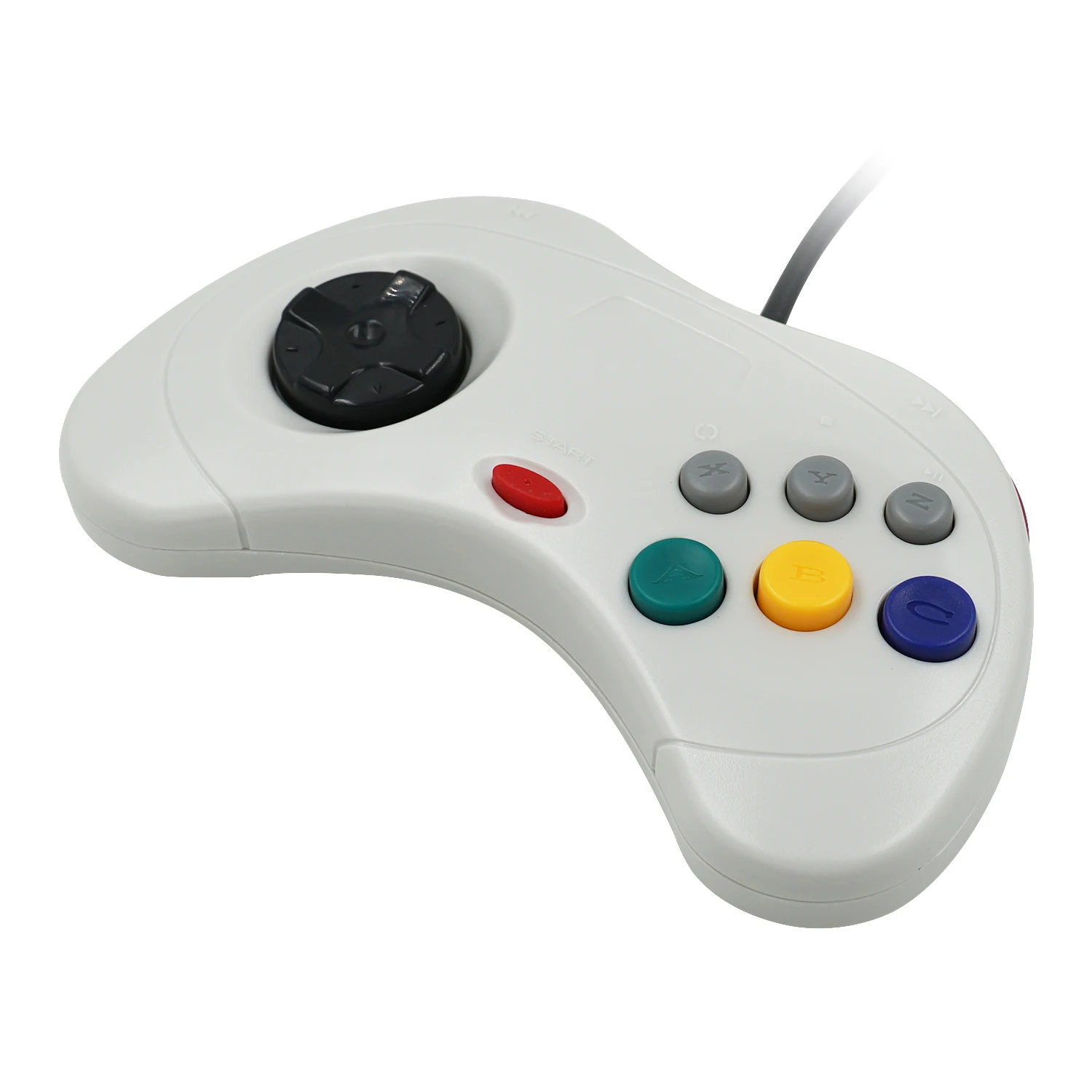 Для sega Saturn контроллер проводной геймпад джойстики джойстик для PC MAC для Saturn системный стиль для PC Hot S Белый