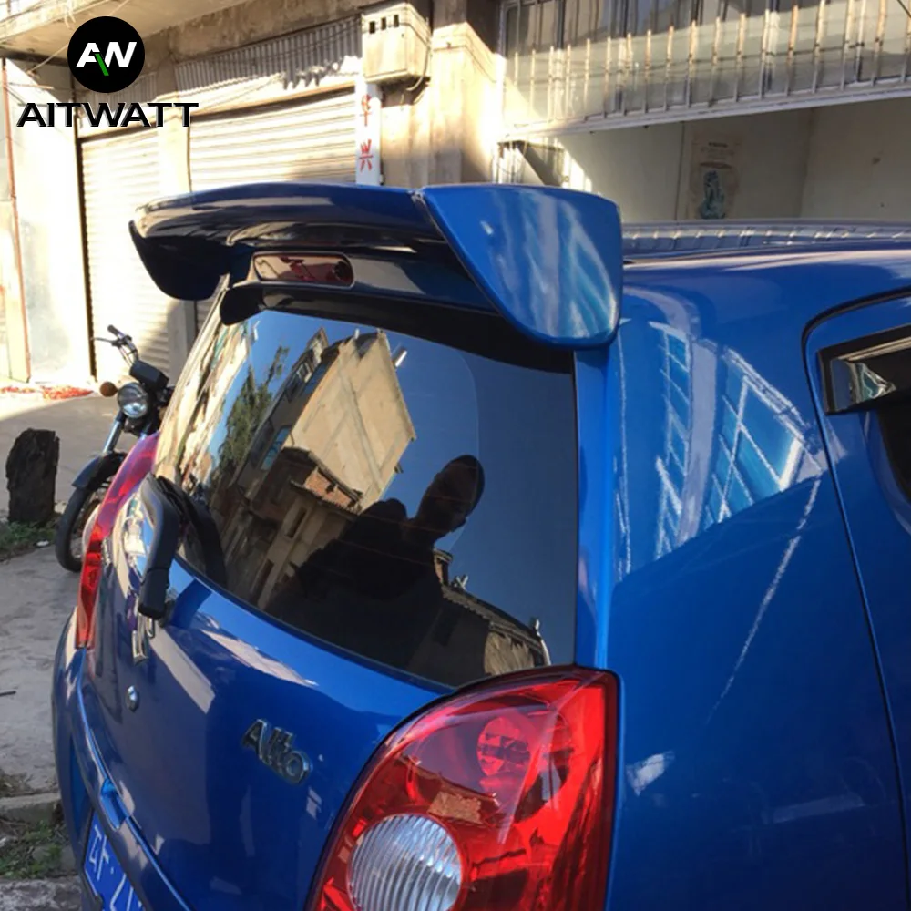 Автомобильный спойлер AITWATT подходит для Suzuki Alto 2005 2015 автомобильный Стайлинг ABS