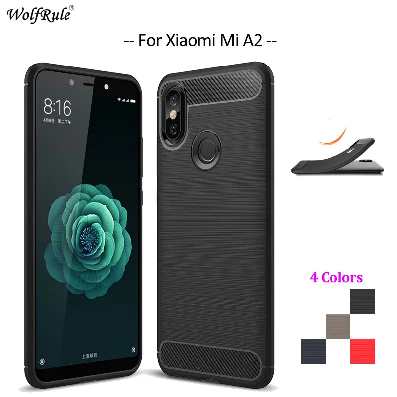 Чехол для Xiaomi Mi A2 мягкие ТПУ чехлы 6X прочный бампер чехол телефона MiA2 5 99 дюйма|case