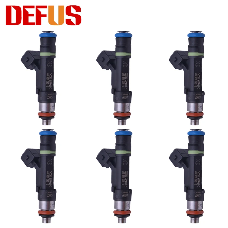 Топливный инжектор 6X 0280158827 1300cc для Fiat иватель OPEL VAUXHALL VW 1996-10 Форсунка