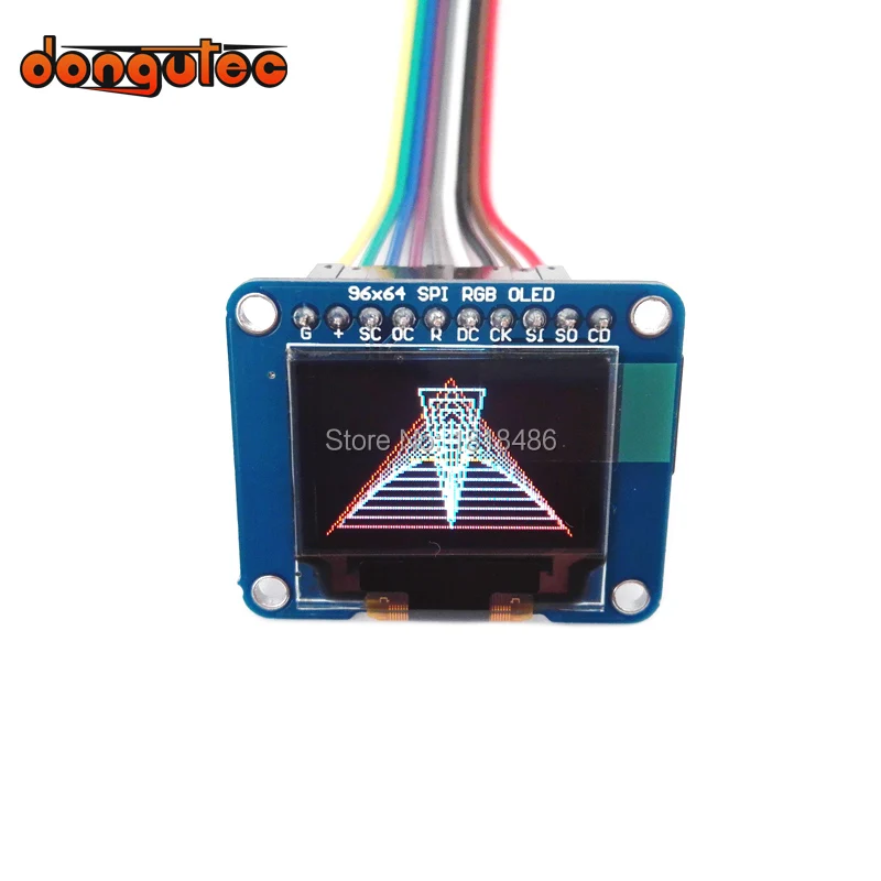 0 95 дюймов 96x64 красный зелёный синий SSD1331 Привод IC OLED коммутационная плата 16 бит