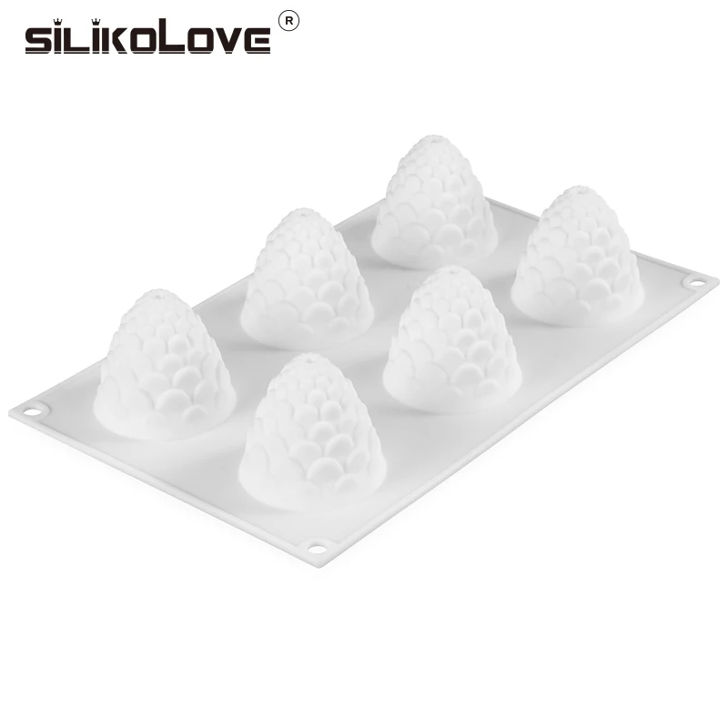Силиконовые формы SILIKOLOVE в виде ананасов и сосновых конусов инструмент для