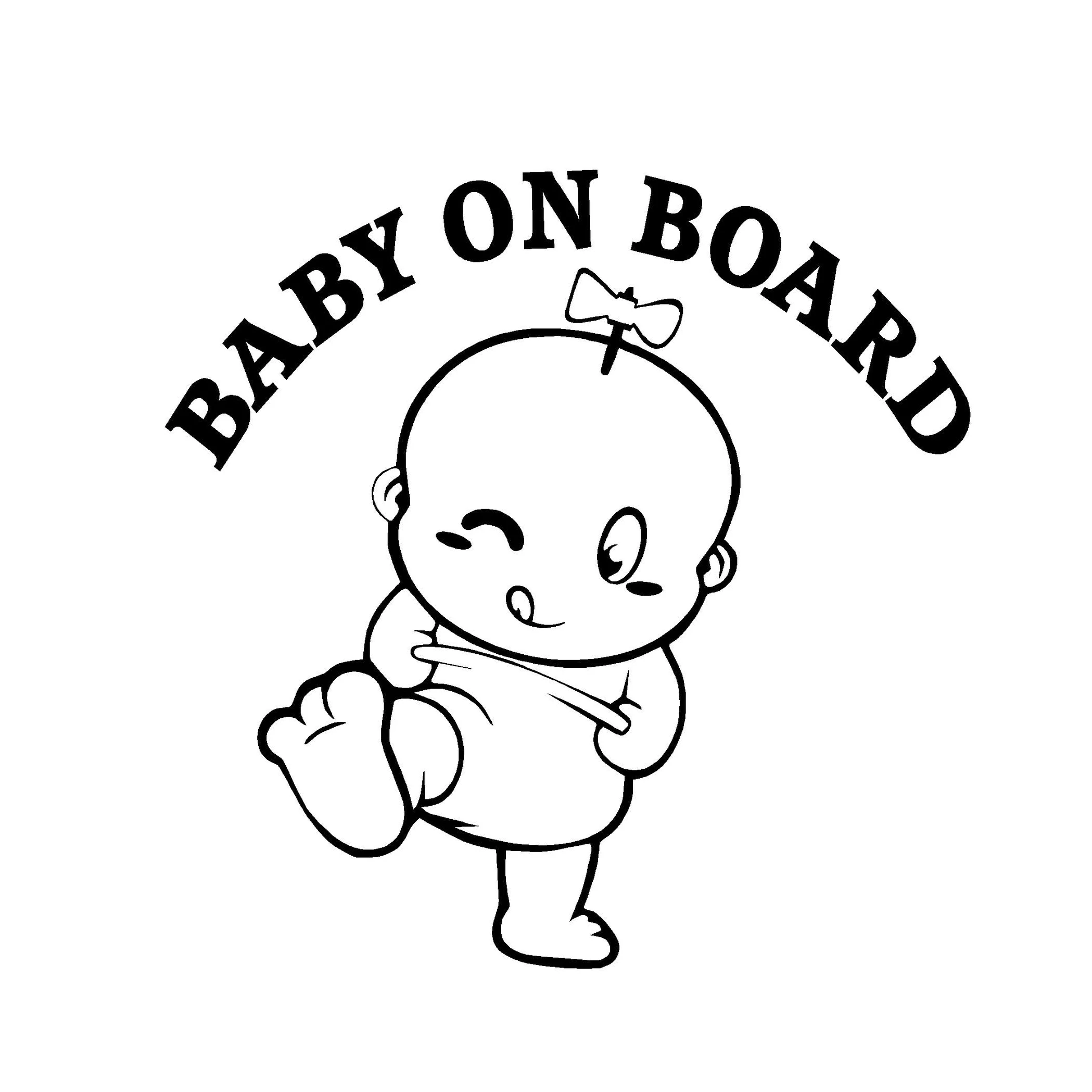 

Милый и забавный детский модный стикер для мотоцикла автомобиля окна двери бампера аксессуары