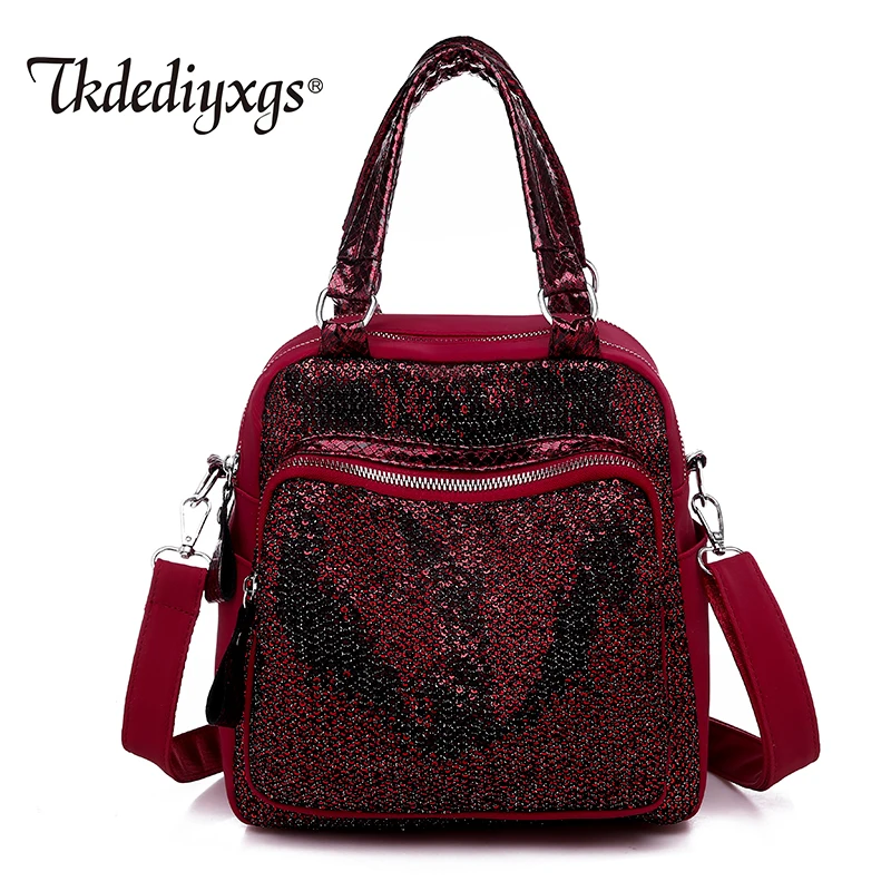 2019 модные женские туфли Цвет сумка с блестками многофункциональная Наплечная