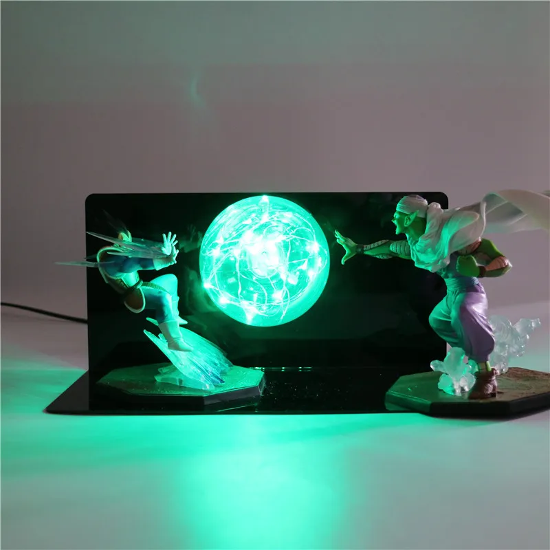 Dragon Ball Саян маленьких светодиодный ночник фигурки DIY Коллекционная аниме модель