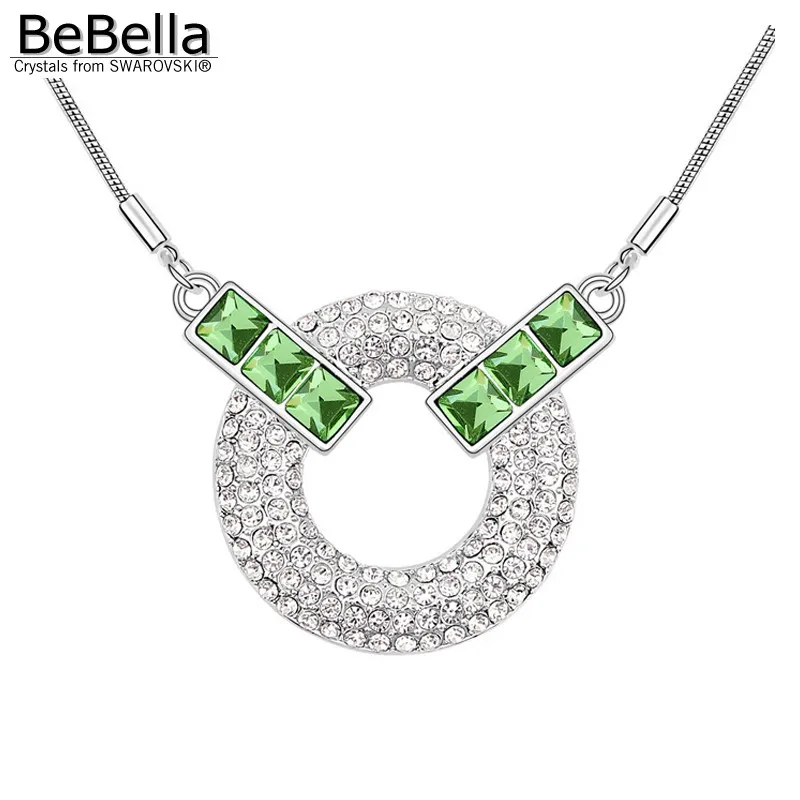 Женское колье BeBella с австрийскими кристаллами Сваровски|crystal pendant necklace|pendant