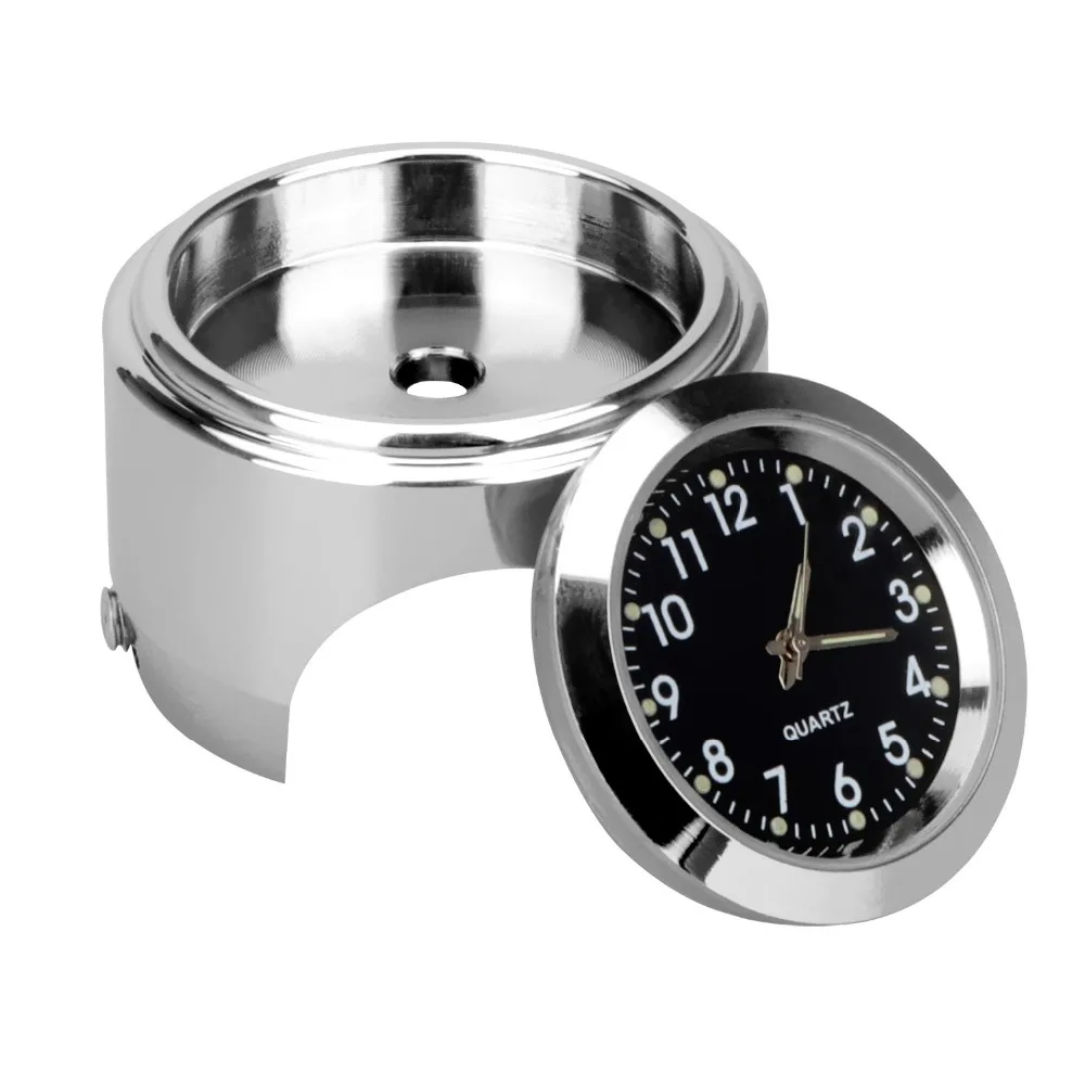 1 шт. авто мотоцикл руль крепление кварцевые часы водонепроницаемые 7/8 &quot1&quot