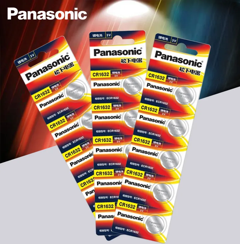 Часовая батарейка Panasonic cr1632 3 в пульт дистанционного управления автомобильными
