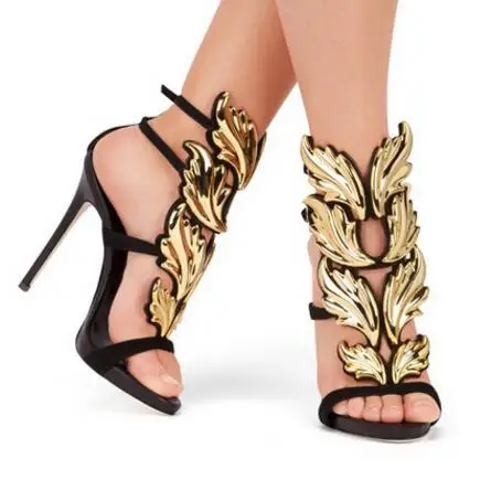 Женские сандалии-гладиаторы на высоком каблуке | Обувь