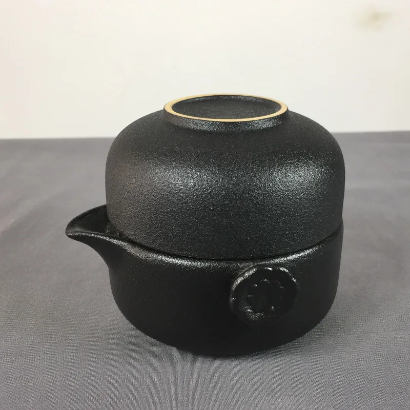 Портативный чайный набор кунг фу один горшок две чашки чая для одного