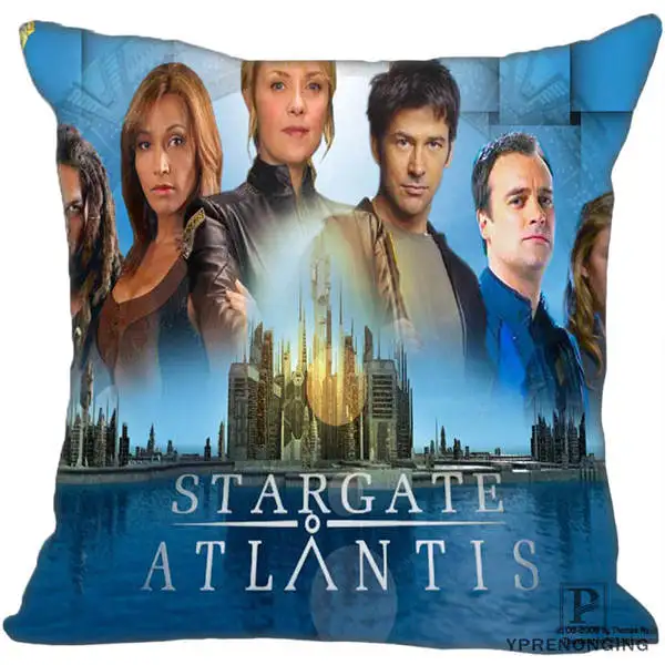 Square Pillowcases Изготовленная на заказ декоративная наволочка Sga старгейт Атлантис квадратном каблуке на молнии, накидка для подушки, лучший подарок 35X35,40x40,45x45 см(с одной стороны) 180516-59 - Цвет: Square Pillowcases