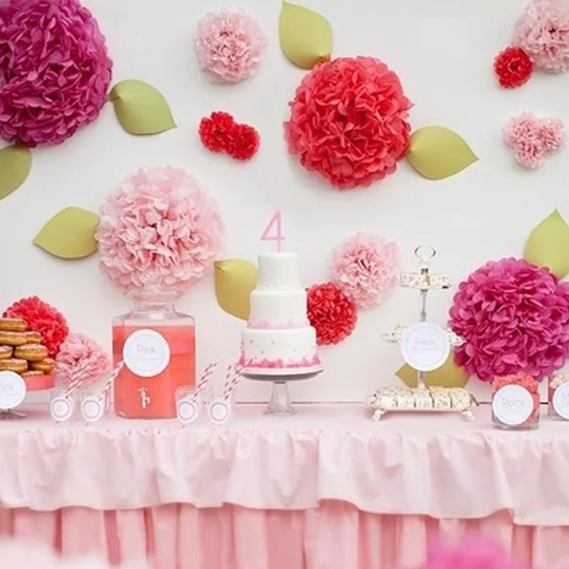 Фотобумага с помпонами 8 дюймов (20 см) фотобумага для свадьбы и украшения дома