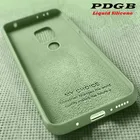 Чехол PDGB для телефона, жидкий силиконовый однотонный мягкий чехол для Huawei Mate 1020 Pro View 20 V20 Honor 10 Lite 10i 30 8X 9X