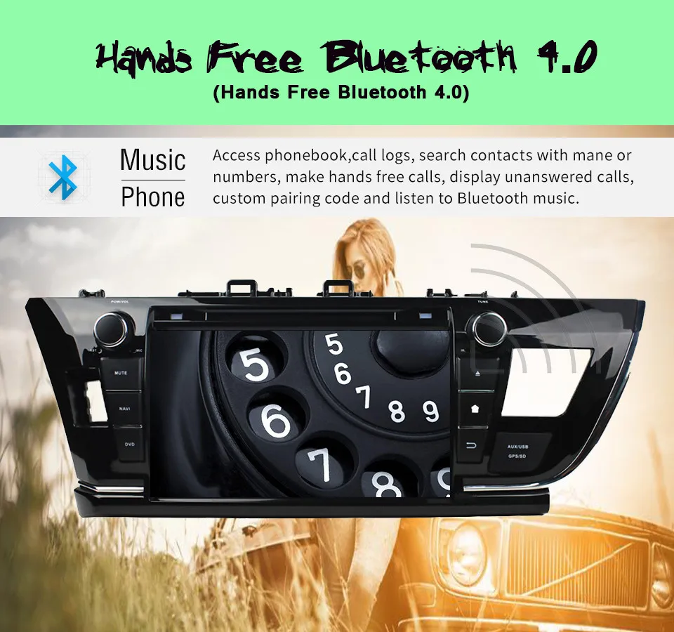 " чистый Android 9,0 для TOYOTA Corolla 2013- автомобильный DVD, gps navgationi, BT, 4G, Wifi Carplay головное устройство цифровой AM радио карты