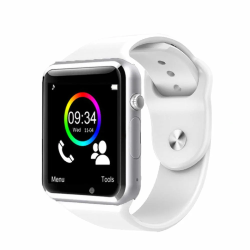 Смарт часы A1 Bluetooth W8 для Apple с камерой 2G SIM tf карта ленивый телефон Android IPhone ios умные
