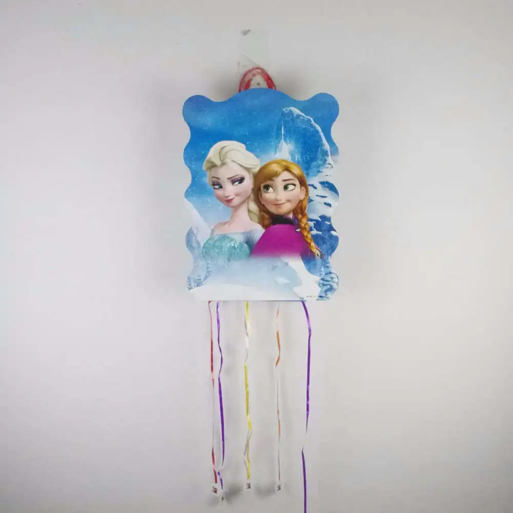 1pcs pinata Принадлежности для тематической вечеринки, для девочек, для дня рождения, украшения, набор посуды для детей, вечерние принадлежности, бумажный баннер, декор для торта - Цвет: 1pcs pinata