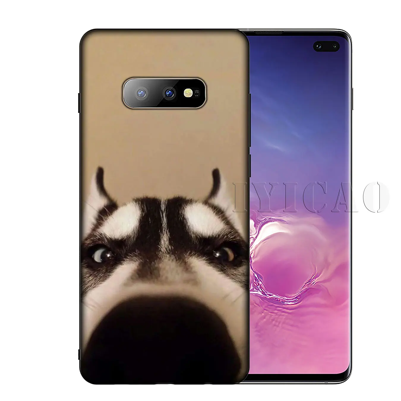 IYICAO Husky Dog милый мягкий силиконовый чехол для телефона Samsung Galaxy S20 Ultra S10 Lite S9 S8 Plus S6 S7